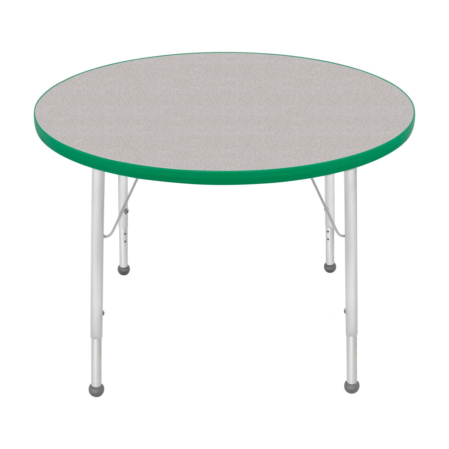 Mahar Creative Colors Large Round Creative Colors Activity Table with Heavy Duty Laminate Top (36" Diameter x 22-30"H) - SchoolOutlet