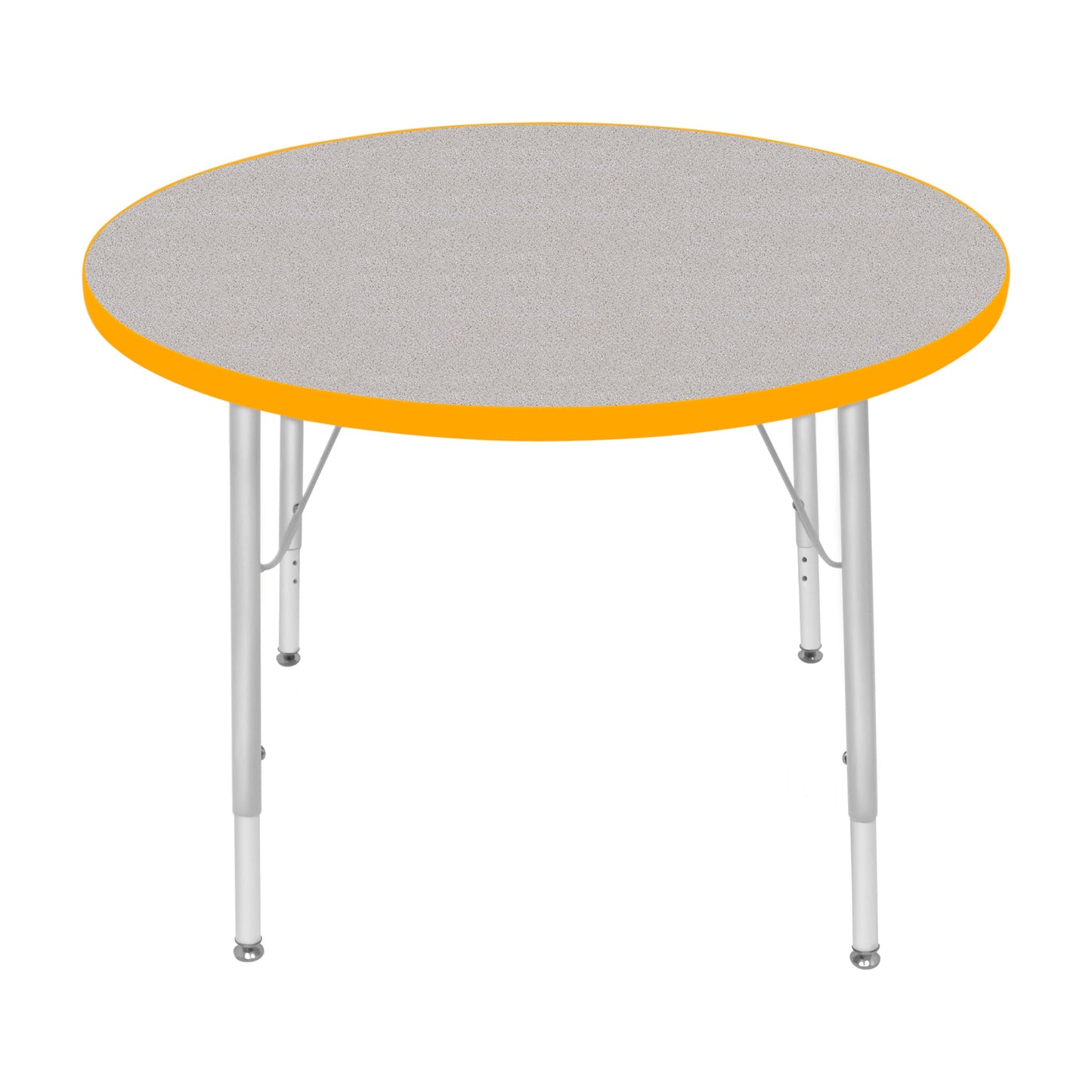 Mahar Creative Colors Large Round Creative Colors Activity Table with Heavy Duty Laminate Top (36" Diameter x 22-30"H) - SchoolOutlet