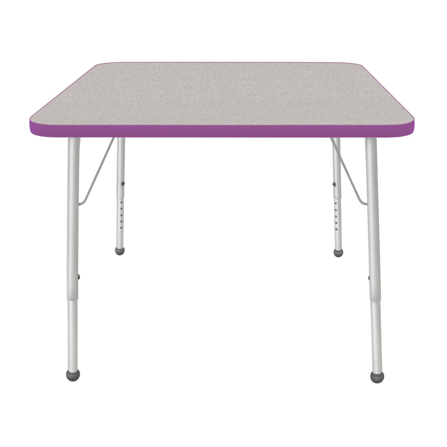 Mahar Creative Colors Large Square Creative Colors Activity Tables with Heavy Duty Laminate Top (36"W x 36"L x 21-30"H) - SchoolOutlet