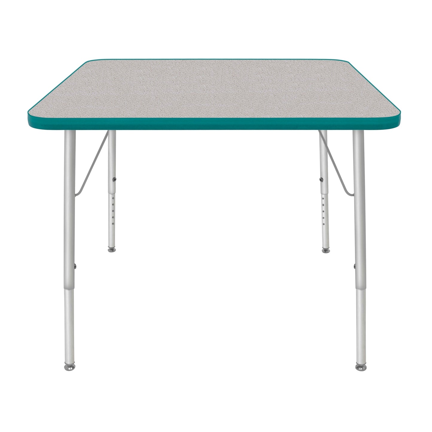 Mahar Creative Colors Large Square Creative Colors Activity Tables with Heavy Duty Laminate Top (36"W x 36"L x 21-30"H) - SchoolOutlet