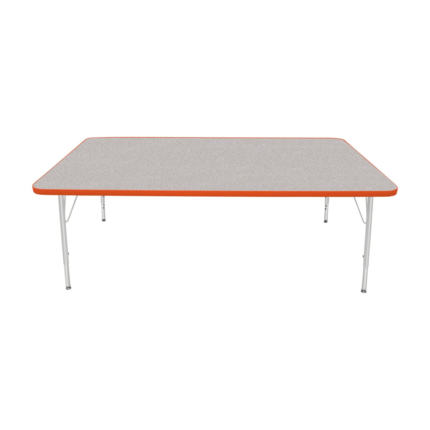 Mahar Creative Colors Large Rectangle Creative Colors Activity Table with Heavy Duty Laminate Top (42"W x 72"L x 22-30"H) - SchoolOutlet