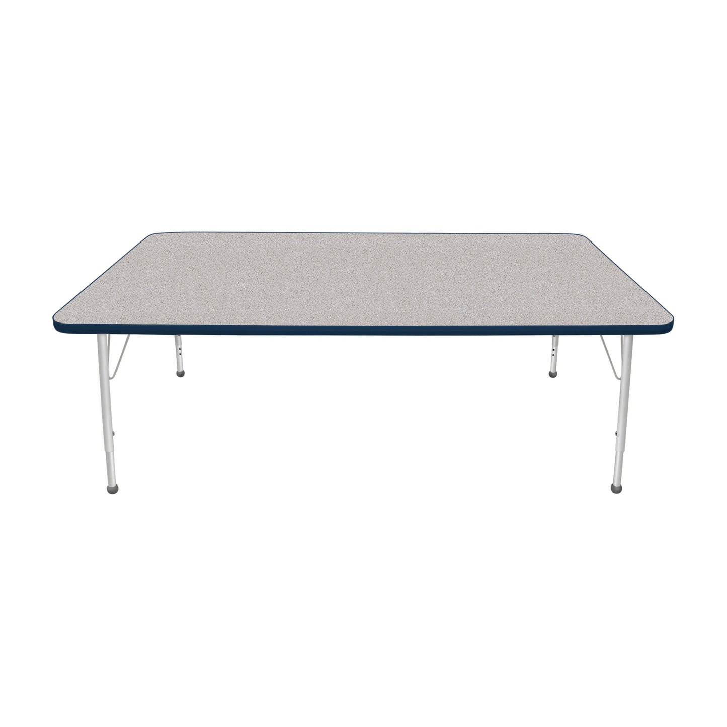 Mahar Creative Colors Large Rectangle Creative Colors Activity Table with Heavy Duty Laminate Top (42"W x 72"L x 22-30"H) - SchoolOutlet