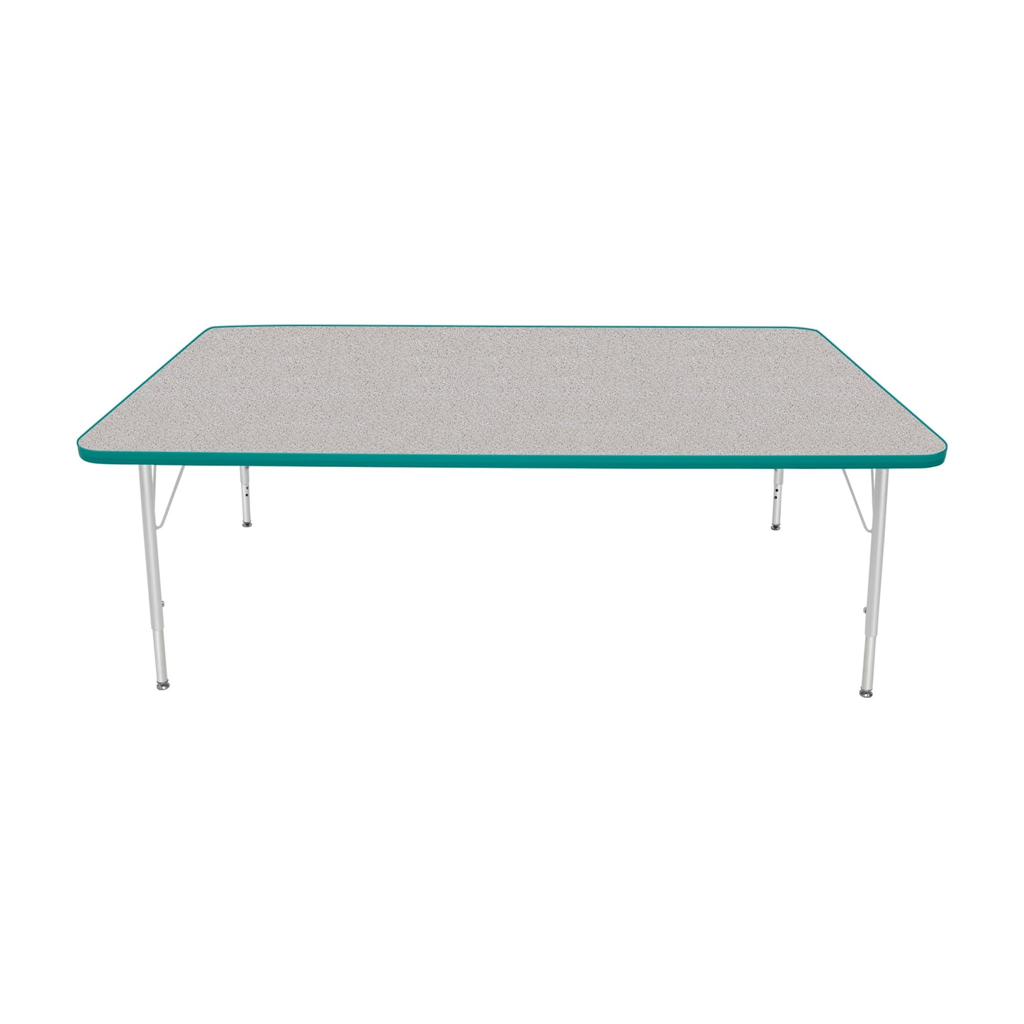 Mahar Creative Colors Large Rectangle Creative Colors Activity Table with Heavy Duty Laminate Top (42"W x 72"L x 22-30"H) - SchoolOutlet