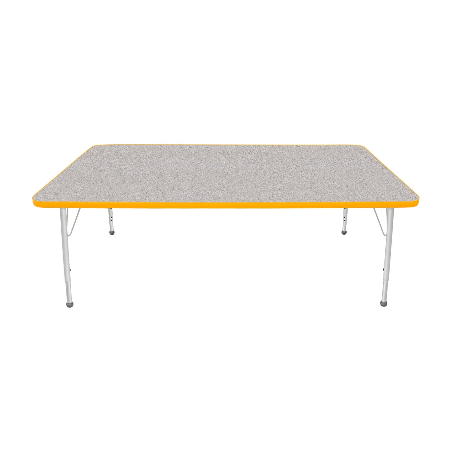 Mahar Creative Colors Large Rectangle Creative Colors Activity Table with Heavy Duty Laminate Top (42"W x 72"L x 22-30"H) - SchoolOutlet