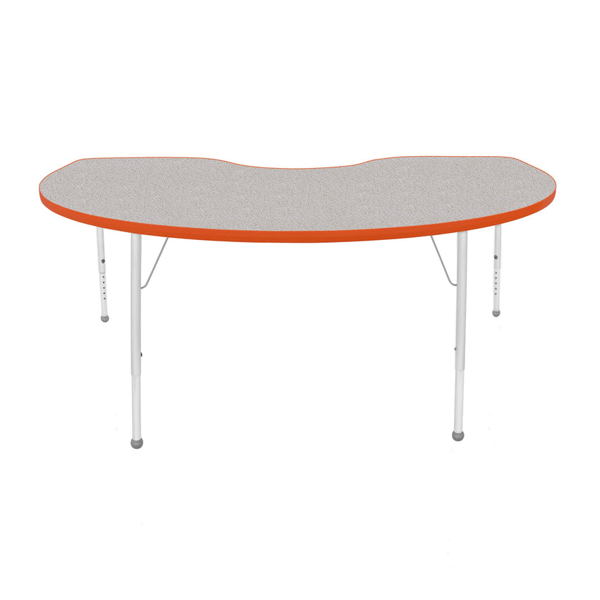 Mahar Creative Colors Kidney Creative Colors Activity Table with Heavy Duty Laminate Top