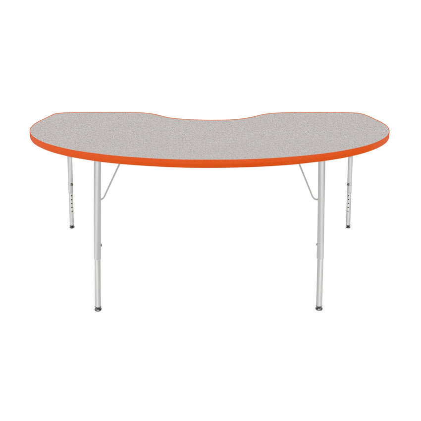 Mahar Creative Colors Kidney Creative Colors Activity Table with Heavy Duty Laminate Top