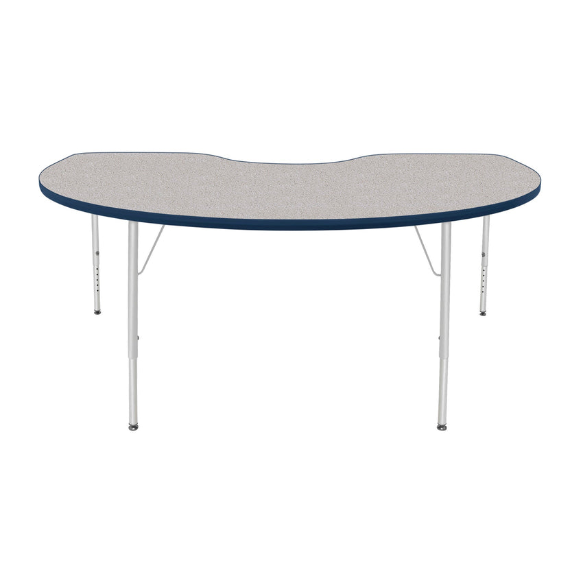 Mahar Creative Colors Kidney Creative Colors Activity Table with Heavy Duty Laminate Top (48"W x 72"L x 22-30"H) - SchoolOutlet