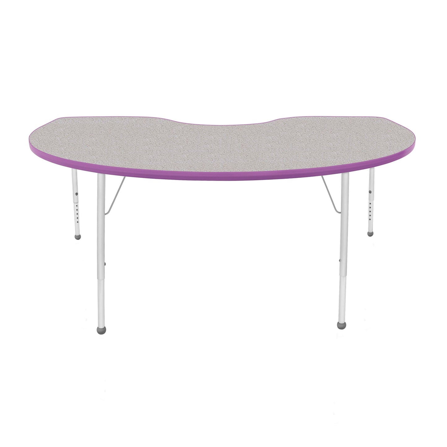 Mahar Creative Colors Kidney Creative Colors Activity Table with Heavy Duty Laminate Top (48"W x 72"L x 22-30"H) - SchoolOutlet