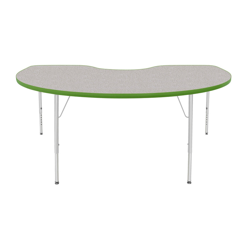 Mahar Creative Colors Kidney Creative Colors Activity Table with Heavy Duty Laminate Top (48"W x 72"L x 22-30"H) - SchoolOutlet