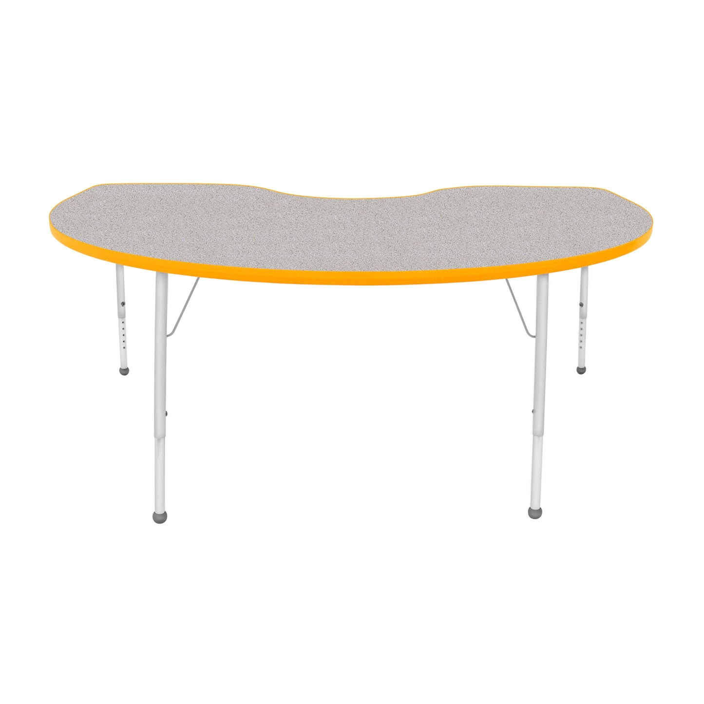 Mahar Creative Colors Kidney Creative Colors Activity Table with Heavy Duty Laminate Top (48"W x 72"L x 22-30"H) - SchoolOutlet