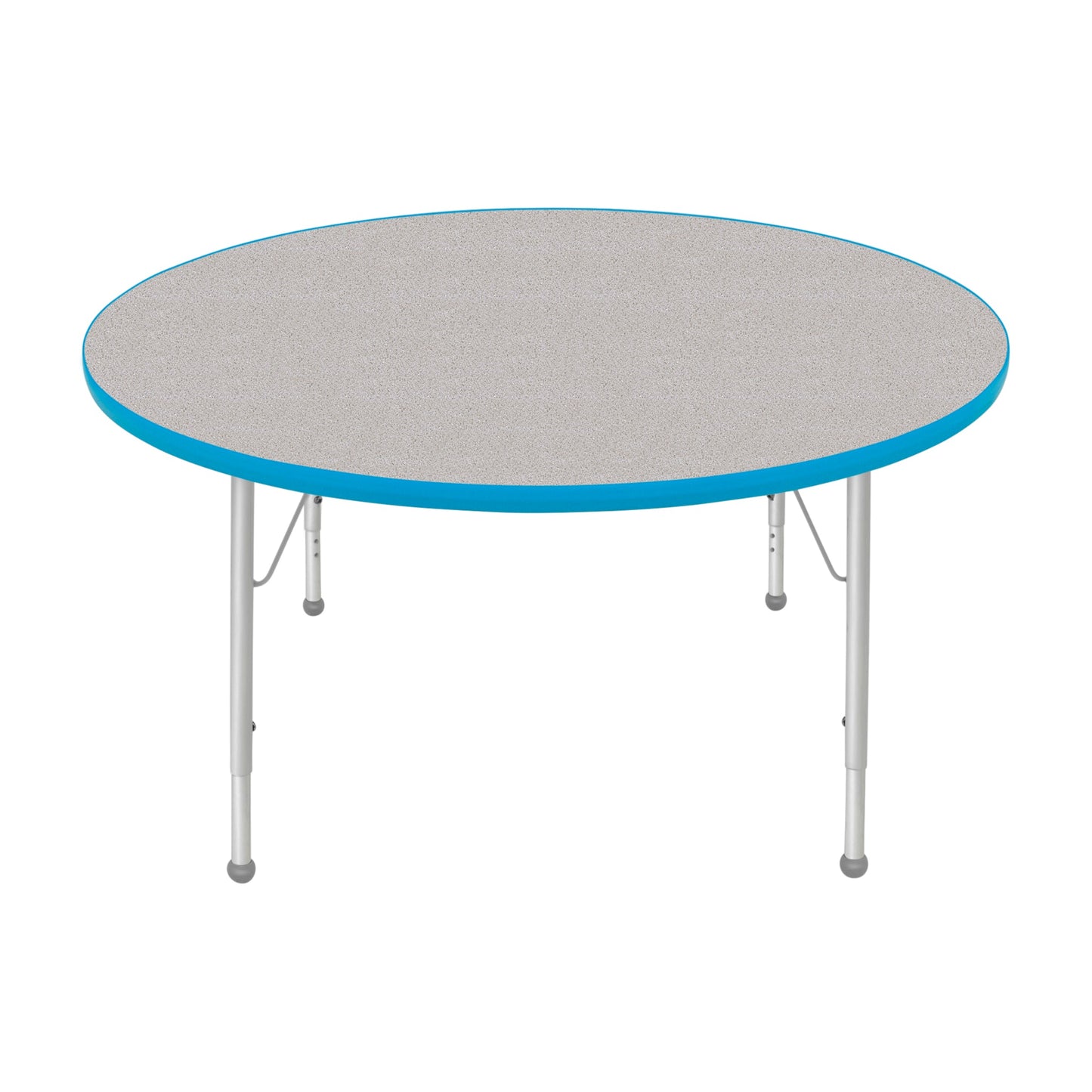 Mahar Creative Colors Large Round Creative Colors Activity Table with Heavy Duty Laminate Top (48" Diameter x 22-30"H) - SchoolOutlet