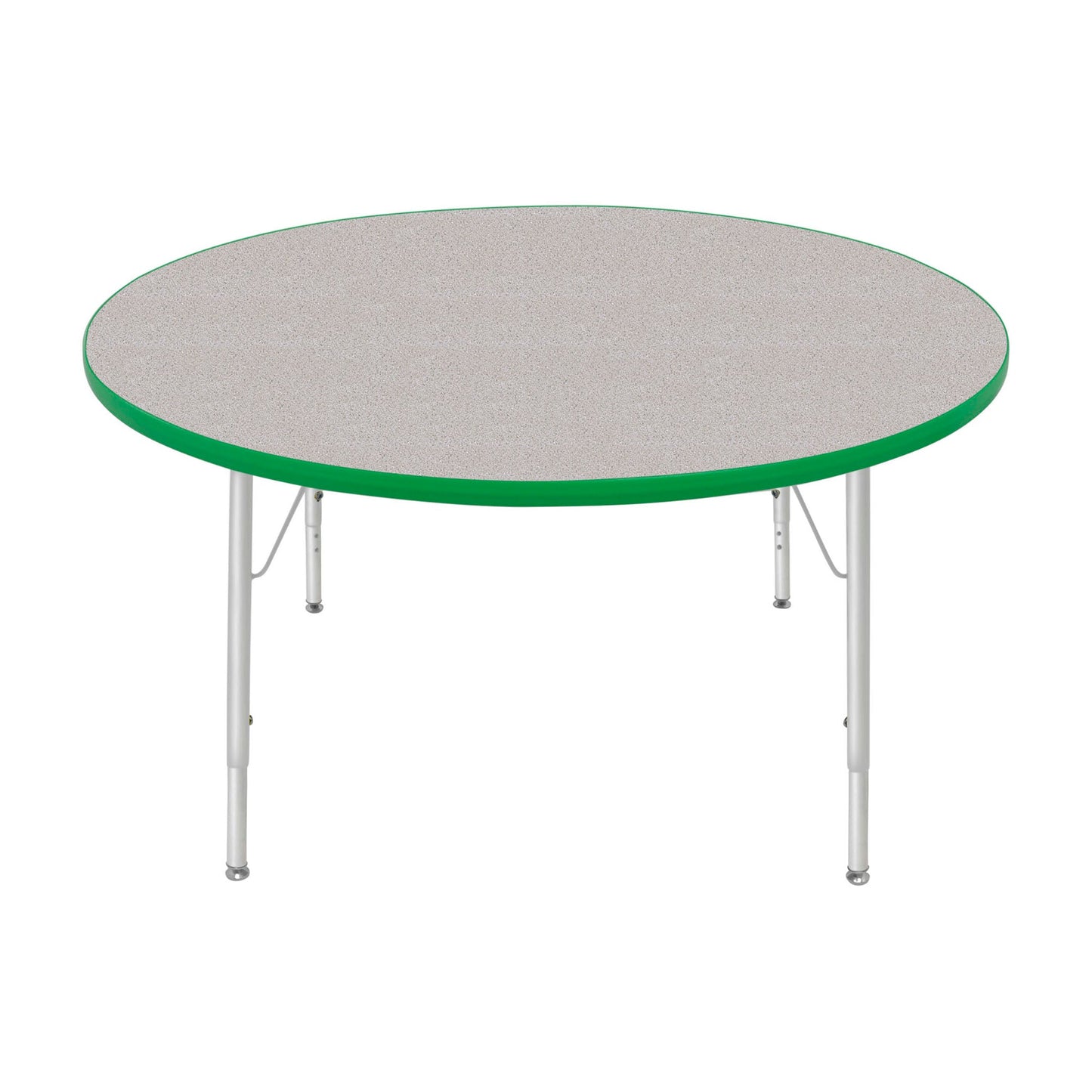 Mahar Creative Colors Large Round Creative Colors Activity Table with Heavy Duty Laminate Top (48" Diameter x 22-30"H) - SchoolOutlet