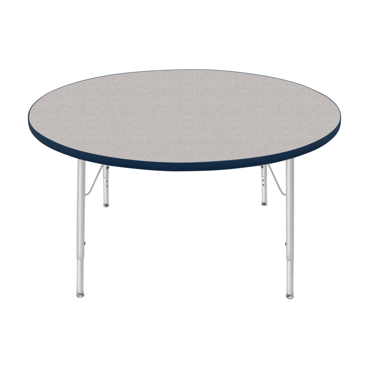 Mahar Creative Colors Large Round Creative Colors Activity Table with Heavy Duty Laminate Top (48" Diameter x 22-30"H) - SchoolOutlet