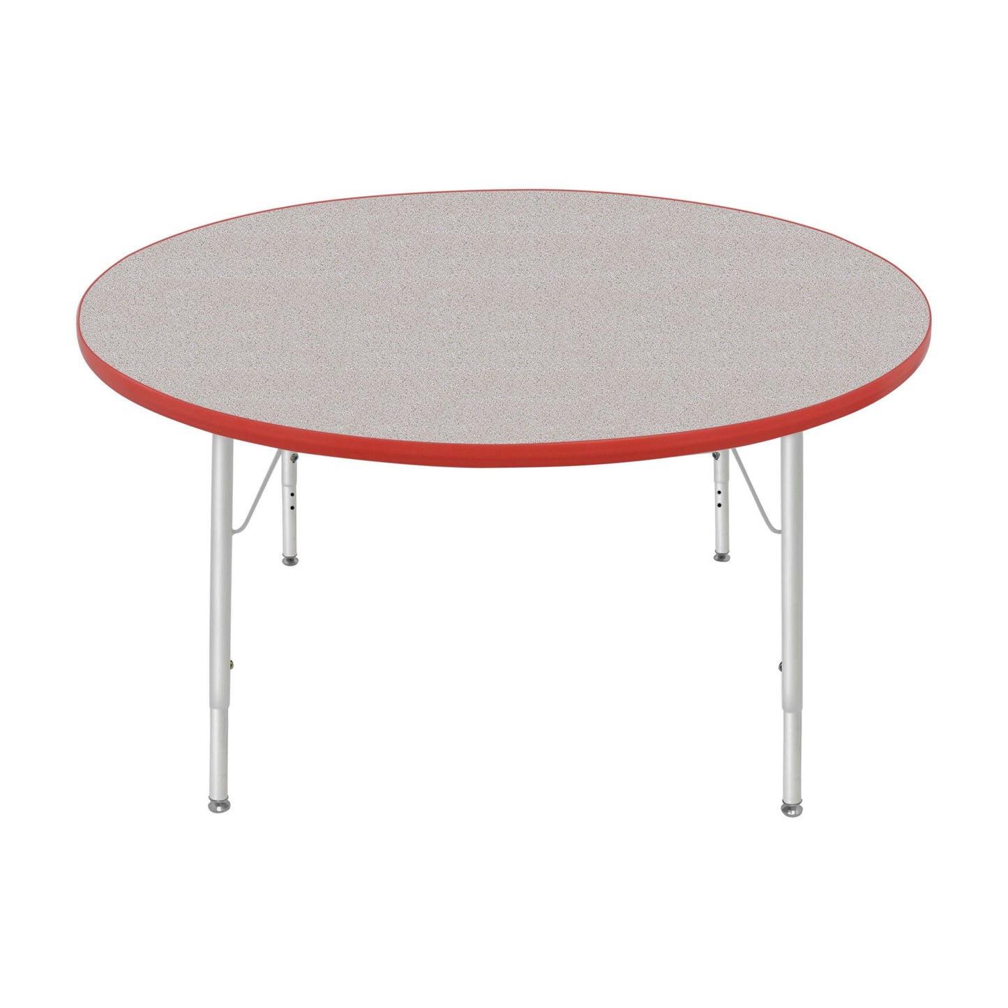 Mahar Creative Colors Large Round Creative Colors Activity Table with Heavy Duty Laminate Top (48" Diameter x 22-30"H) - SchoolOutlet