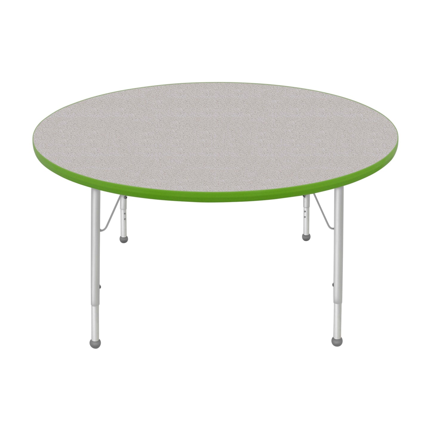 Mahar Creative Colors Large Round Creative Colors Activity Table with Heavy Duty Laminate Top (48" Diameter x 22-30"H) - SchoolOutlet