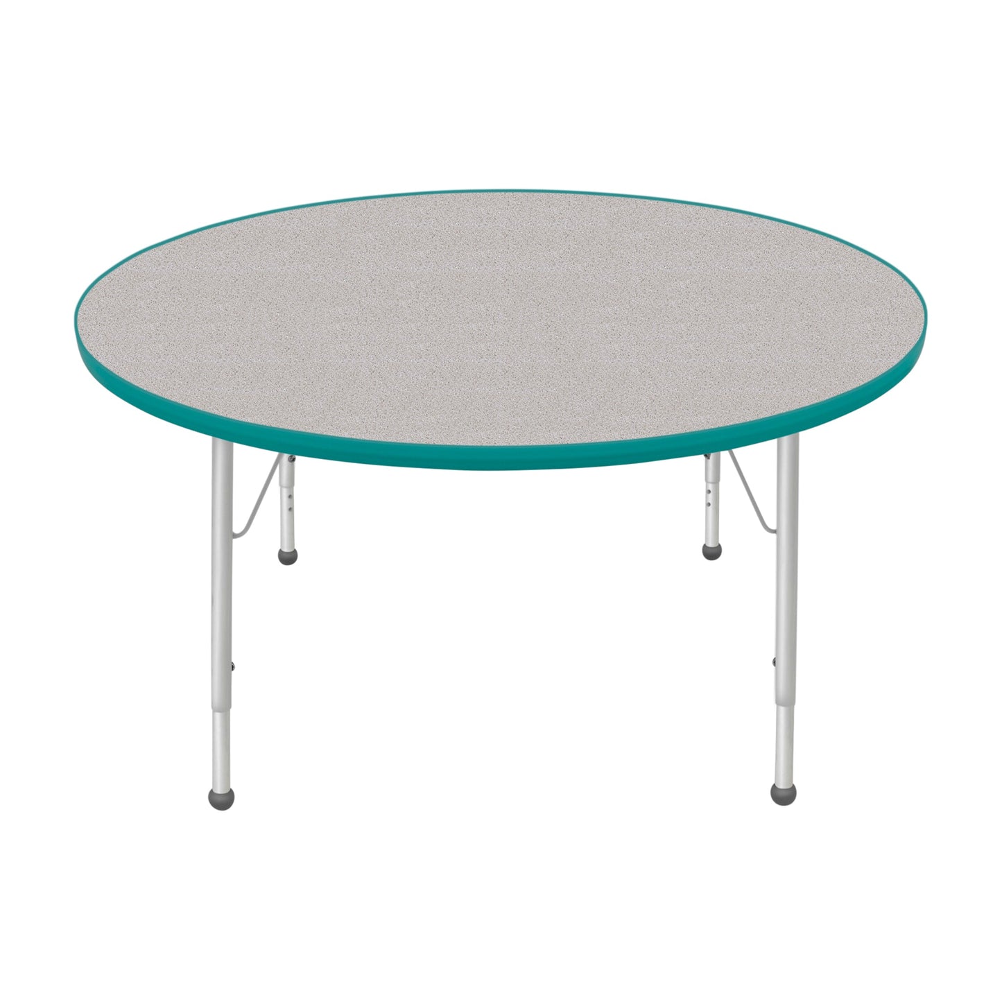 Mahar Creative Colors Large Round Creative Colors Activity Table with Heavy Duty Laminate Top (48" Diameter x 22-30"H) - SchoolOutlet