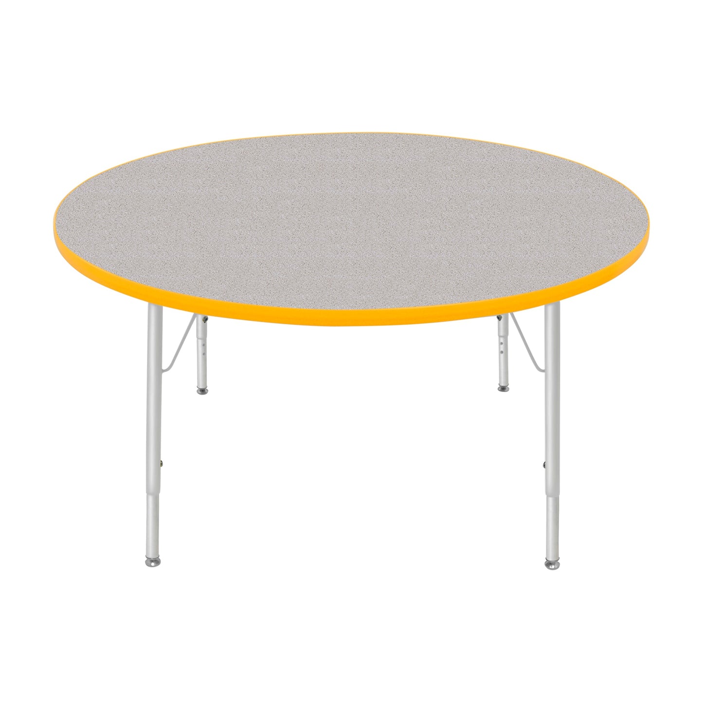 Mahar Creative Colors Large Round Creative Colors Activity Table with Heavy Duty Laminate Top (48" Diameter x 22-30"H) - SchoolOutlet