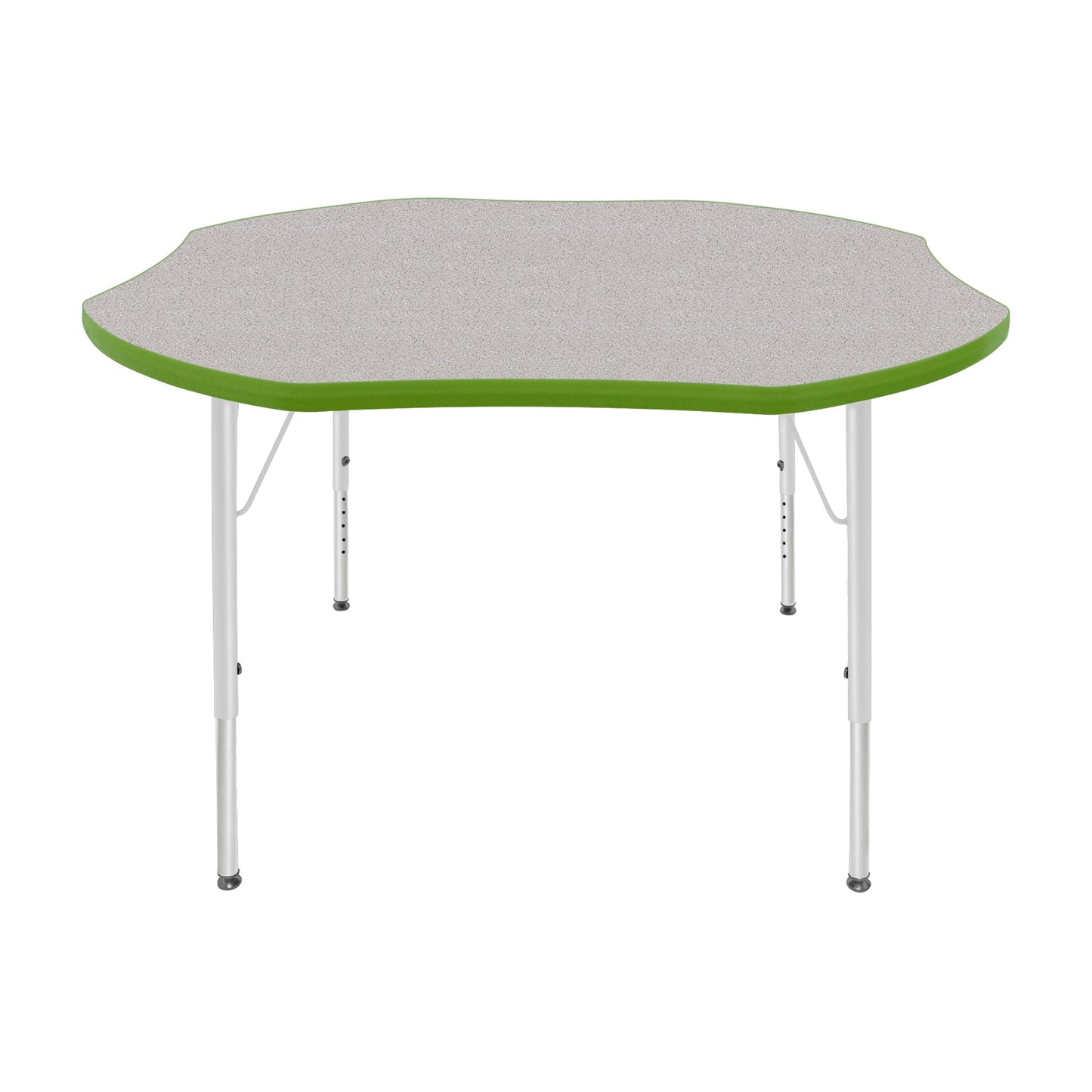 Mahar Creative Colors Shamrock Creative Colors Activity Table with Heavy Duty Laminate Top (48" Diameter x 21-30"H) - SchoolOutlet