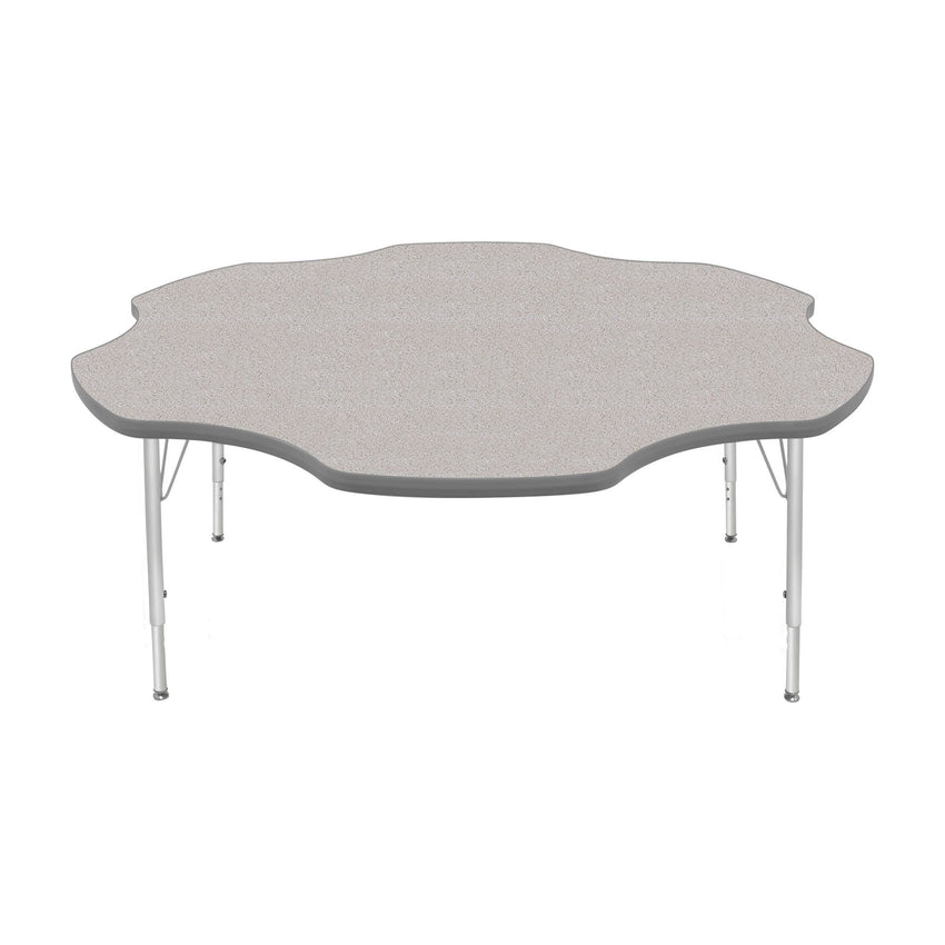 Mahar Creative Colors Daisy Creative Colors Activity Table Flower with Heavy Duty Laminate Top (60" Diameter x 22-30"H) - SchoolOutlet