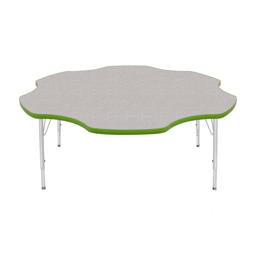 Mahar Creative Colors Daisy Creative Colors Activity Table Flower with Heavy Duty Laminate Top (60" Diameter x 22-30"H) - SchoolOutlet