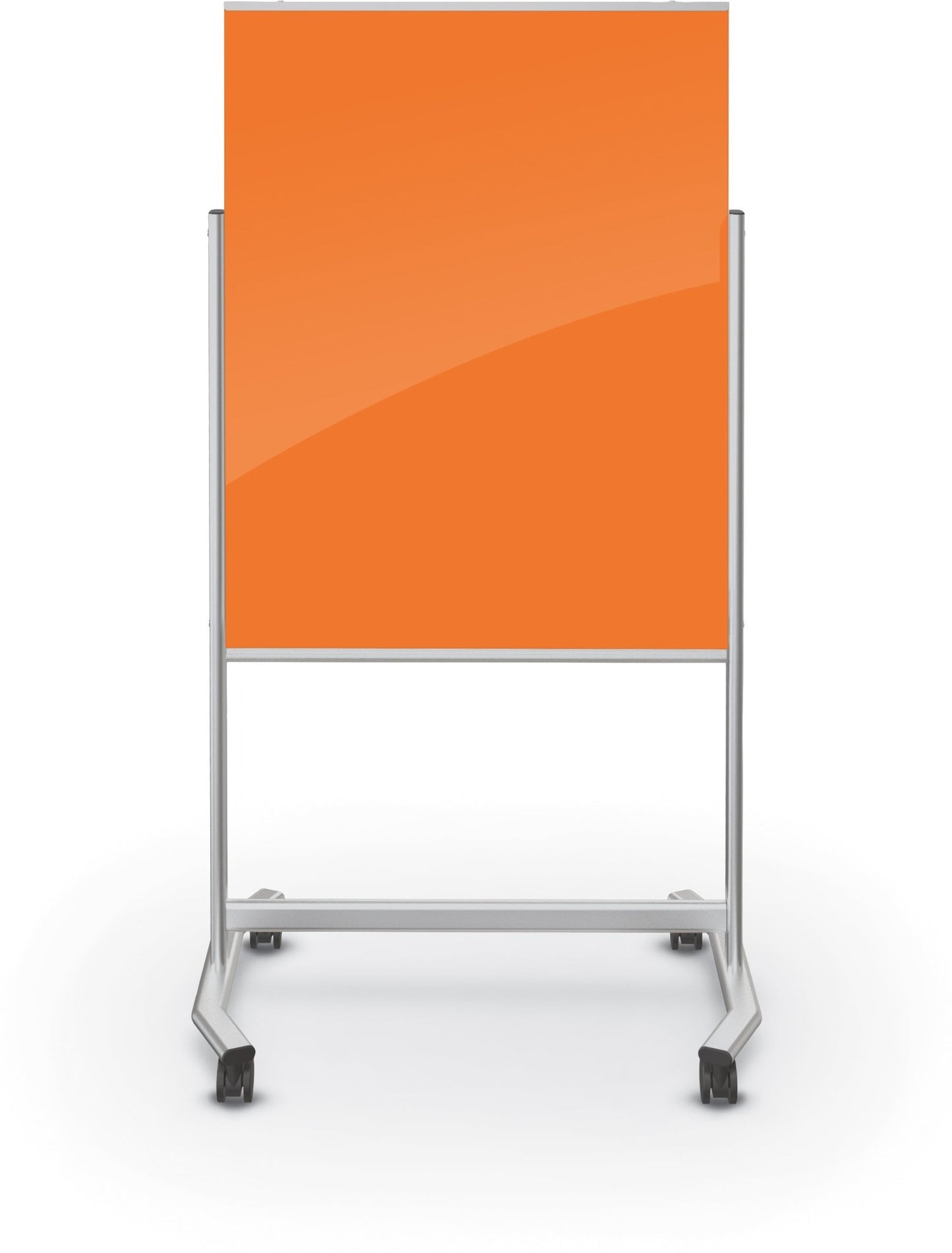 Mooreco Visionary Move Mobile Magnetic Glassboard - 4'H x 3'W (Mooreco 74950) - SchoolOutlet