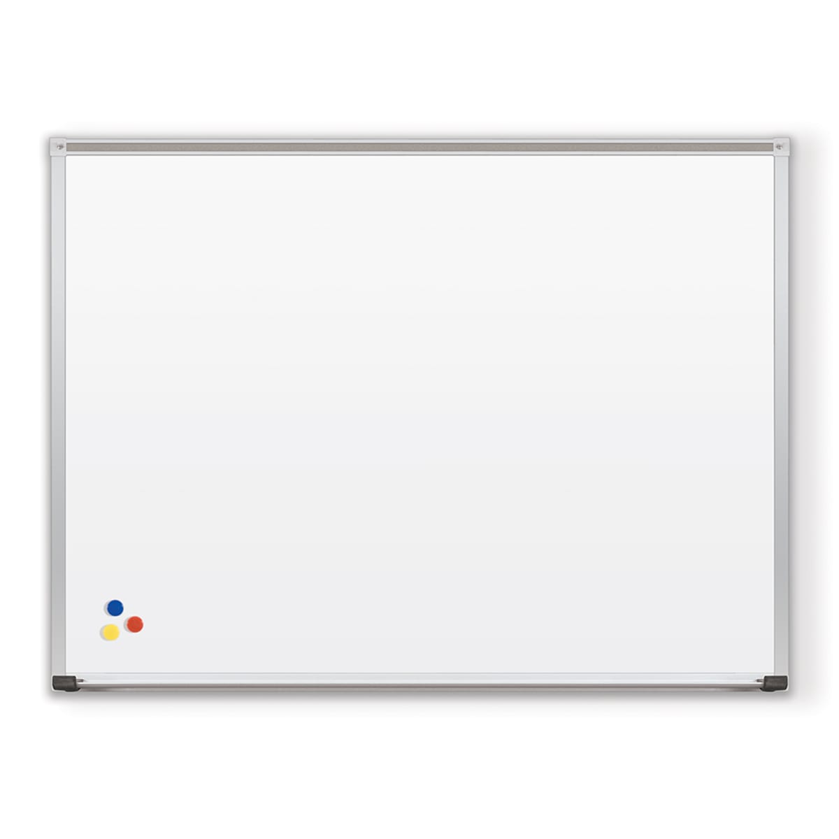 Mooreco Porcelain Markerboard with Deluxe Aluminum Trim - 4'H x 6'W (Mooreco 202AG) - SchoolOutlet