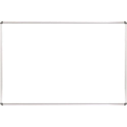 Mooreco Euro Trim - Porcelain Markerboard - 4'H x 4'W (Mooreco 202RD)