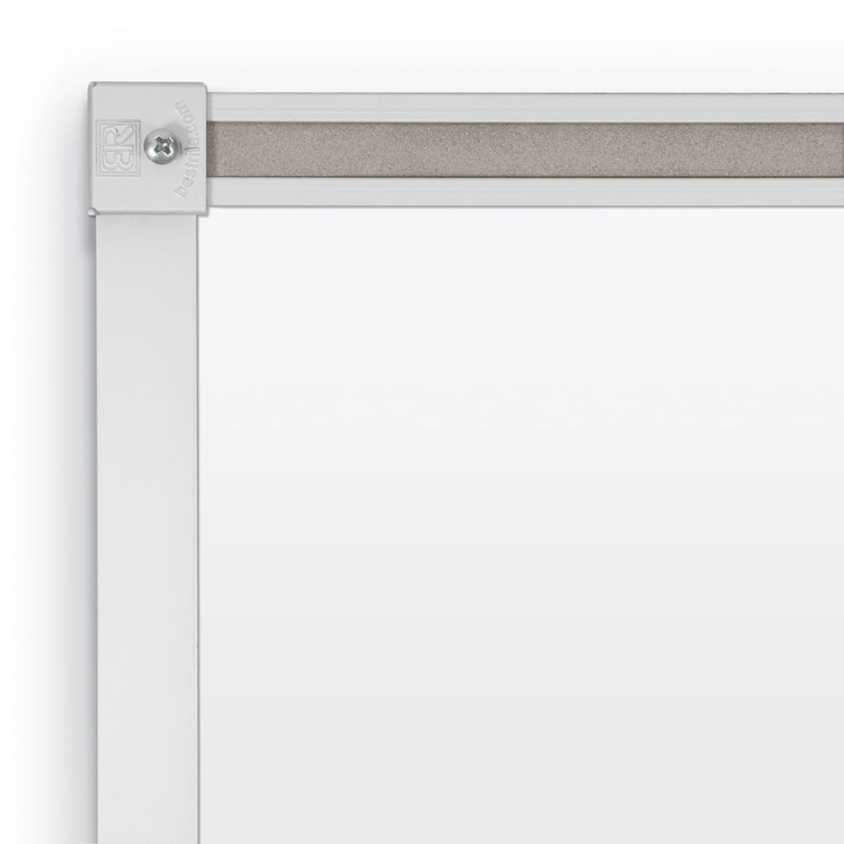 Mooreco Dura-Rite Markerboards + Deluxe Aluminum Trim - 4'H x 6'W (Mooreco 212AG) - SchoolOutlet