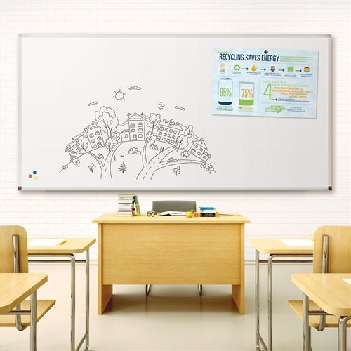 Mooreco Magne-Rite Markerboard with ABC Trim 2'H x 3'W (Mooreco 219NB) - SchoolOutlet