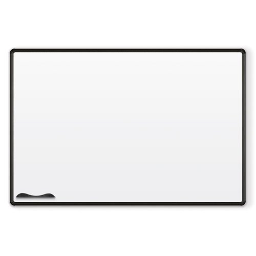 Mooreco Magne-Rite Whiteboard - Presidential Trim (Black) 4'H X 6'W (Mooreco 219PG-T1) - SchoolOutlet