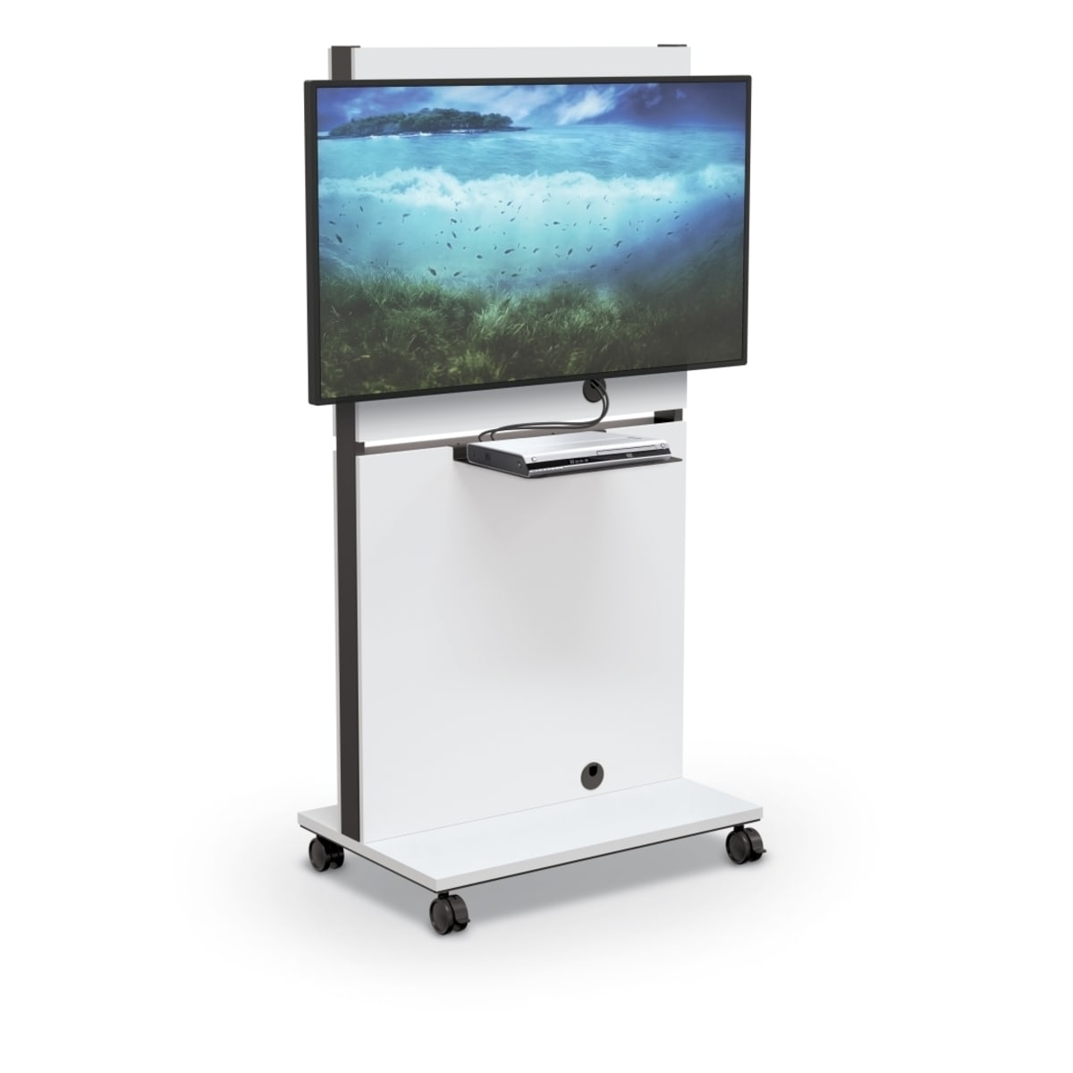 Mooreco MediaSpace Flat Panel Cart - 34.1W X 21.8D (Mooreco 27809) - SchoolOutlet