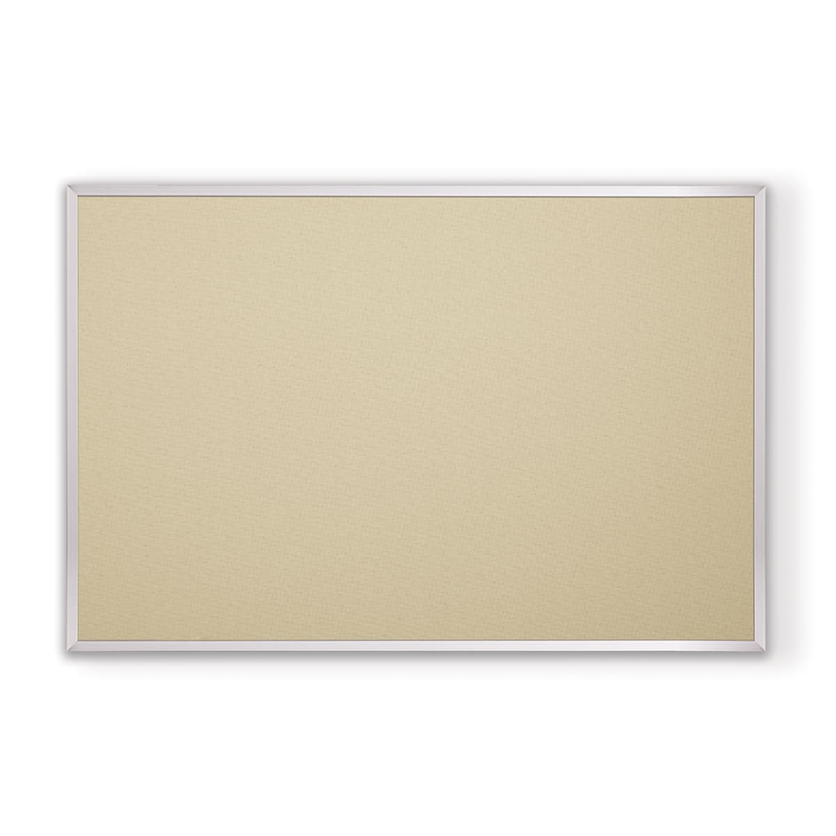 Mooreco Fabric Cork - Plate Tackboard - Aluminum Trim - 1.5'H x 2'W (Mooreco 333AA) - SchoolOutlet