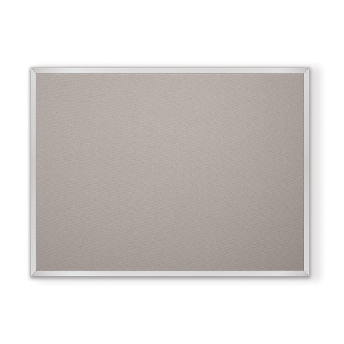 Mooreco Fabric Cork - Plate Tackboard - Aluminum Trim - 1.5'H x 2'W (Mooreco 333AA) - SchoolOutlet