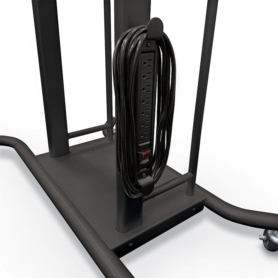 Mooreco iTeach Spider Flat Panel Cart - Electric Height Adjustable (MOR-37675) - SchoolOutlet