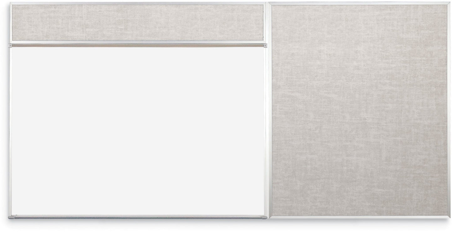 Mooreco Combo-Rite Board - Porcelain Steel Markerboard and Vin-Tak Tackboard (Type D) - SchoolOutlet