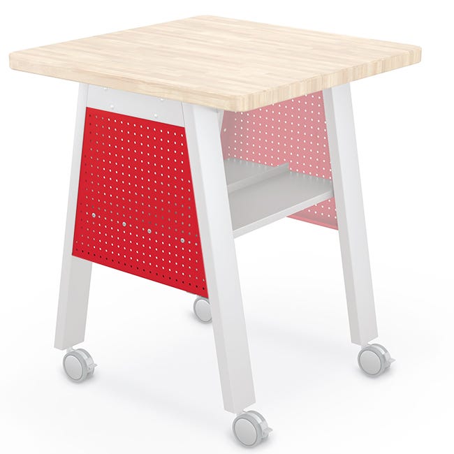Mooreco Compass Makerspace Pegboard Table Side Panels (Set of 2) - 52990 - SchoolOutlet