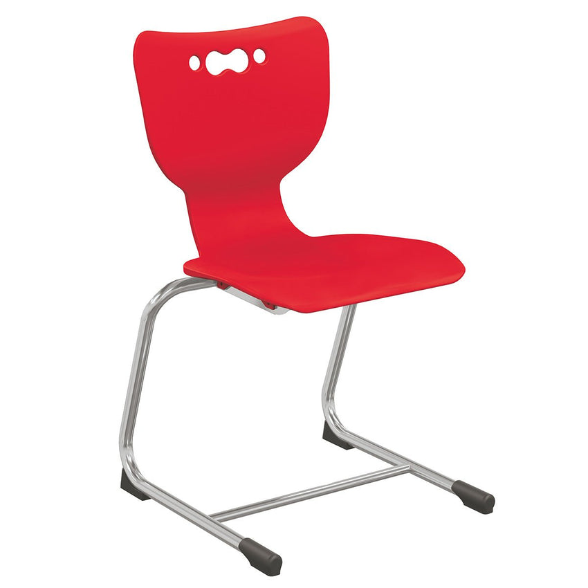 Mooreco Hierarchy Cantilever School Chair - 5 Pack - Cantilever Base - 16" Height - Chrome Frame (Mooreco 53216-5) - SchoolOutlet