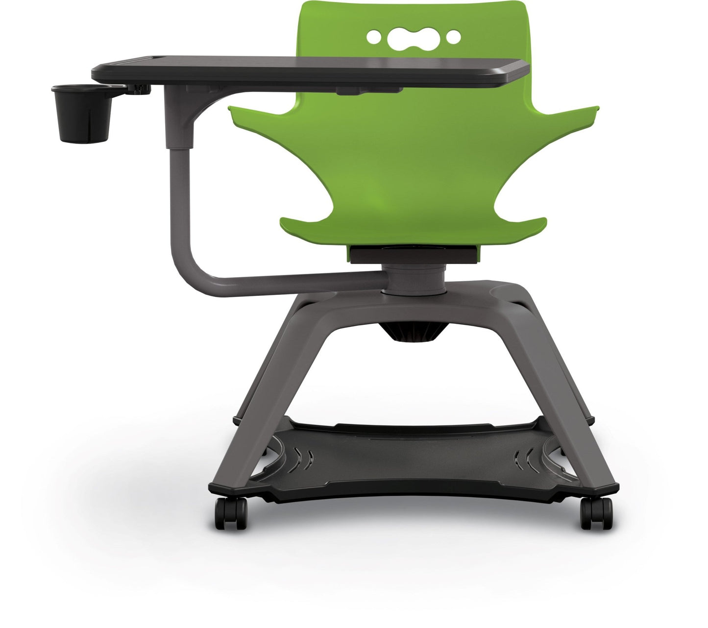 MooreCo Hierarchy Enroll Series Mobile Tablet Arm Chair Desk with Arms (54325-XXXX-WA-XX-XX) - SchoolOutlet