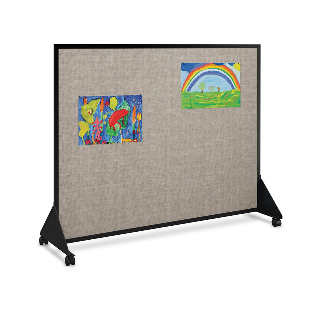 Mooreco Preschool Divider - Vinyl covered both sides 4'H × 4'W (Mooreco 646D) - SchoolOutlet