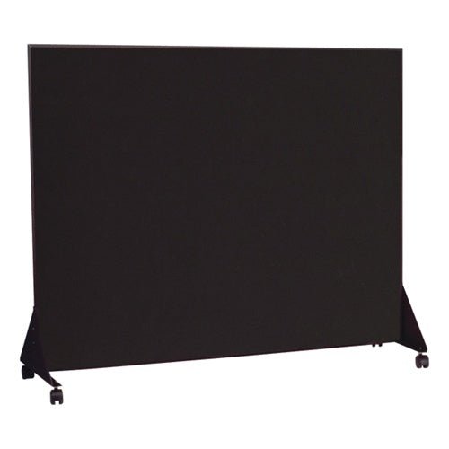 Mooreco Black anodized - Flannel covered both sides 5' L x 4' H (Mooreco 647F) - SchoolOutlet