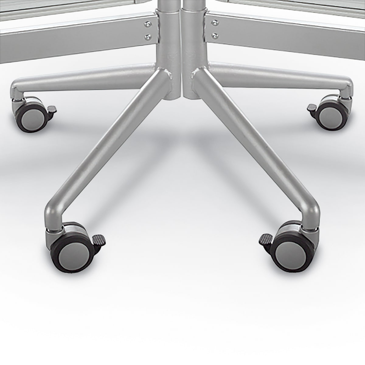 Mooreco Mobile Room Divider & Display Panel Porcelain - Both Sides - 6'H x 8'W (Mooreco 661AH-DD) - SchoolOutlet