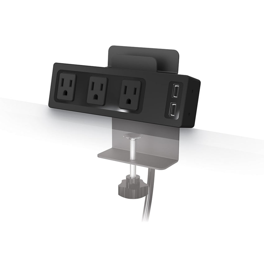 Mooreco Clamp Mount Outlet & USB Charge (Mooreco 66675) - SchoolOutlet