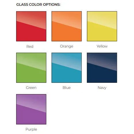 Mooreco Essentials Hierarchy Grow & Roll Mobile Magnetic Dry Erase Glass Board 6'H x 4'W - SchoolOutlet