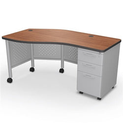 Mooreco 91785 Avid Modular Instructor Teacher's Desk 29.8"H x 60"W x 36.3"D - Right (Mooreco 91785)