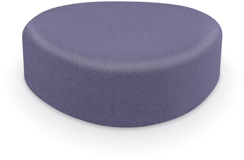 Mooreco Akt Soft Seating Lounge Large Ottoman - Grade 02 Fabric and Powder Coated Sled Legs - SchoolOutlet