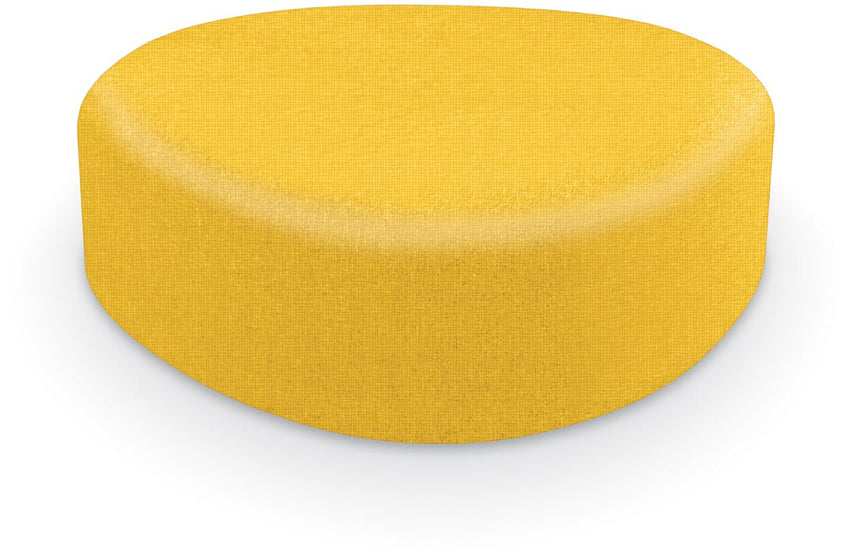 Mooreco Akt Soft Seating Lounge Large Ottoman - Grade 02 Fabric and Powder Coated Sled Legs - SchoolOutlet