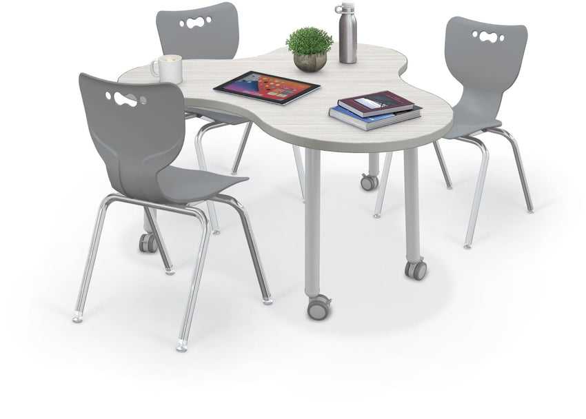 Mooreco Akt Table – Amoeba, Laminate Top, 29" Height - SchoolOutlet