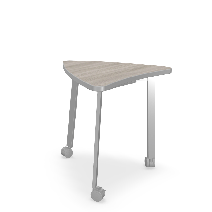 Mooreco Akt Table – Chevron, Laminate Top, 29" Height - SchoolOutlet