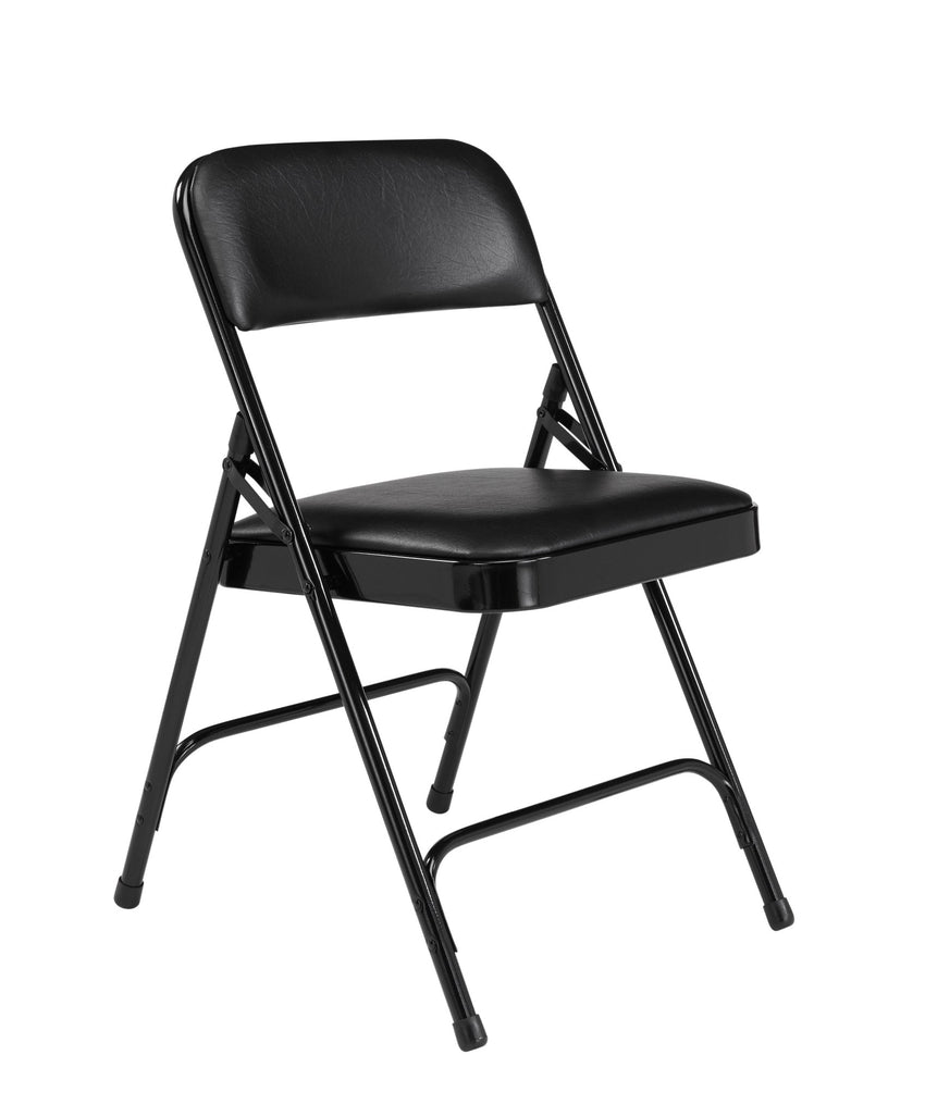 NPS 1200 Series Premium Vinyl Upholstered Double Hinge Folding Chair (National Public Seating NPS-1200) - SchoolOutlet