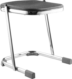 NPS Elephant Z-stool 18" H Stool with Blow Molded Seat (National Public Seating NPS-6618)